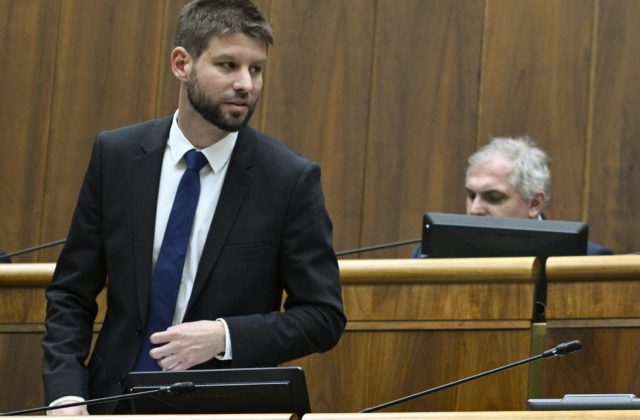 Šimečka vyzval Danka, aby sa ospravedlnil jeho partnerke za slová o „tanečnicu pri tyči“