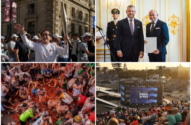 Top foto dňa (28. august 2024): Paradajková bitka La Tomatina, otvárací ceremoniál paralympiády v Paríži aj vymenovanie profesorov