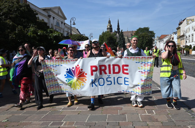 Dúhový pochod Pride Košice 2024 prebehol pokojne, na bezpečnosť dohliadala polícia (foto)