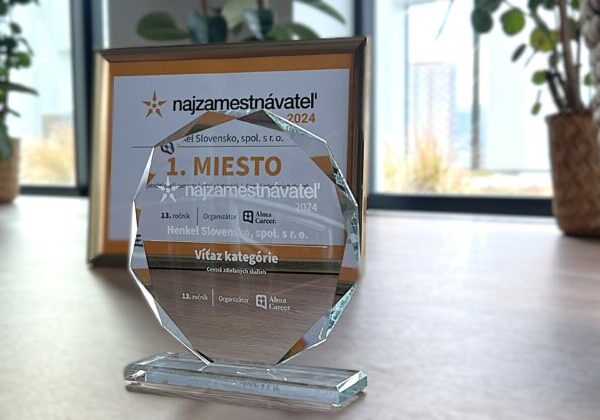 Spoločnosť Henkel Slovensko obhájila štvrtýkrát po sebe prvenstvo v súťaži Najzamestnávateľ 2024