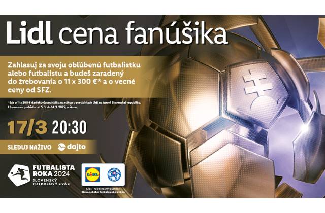 Hlasovanie o Futbalistu roka 2024 je tu!…