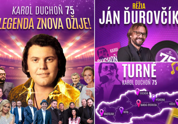 V šiestich mestách ožijú hity Karola Duchoňa, na megakoncertoch vystúpia viaceré hviezdy – VIDEO