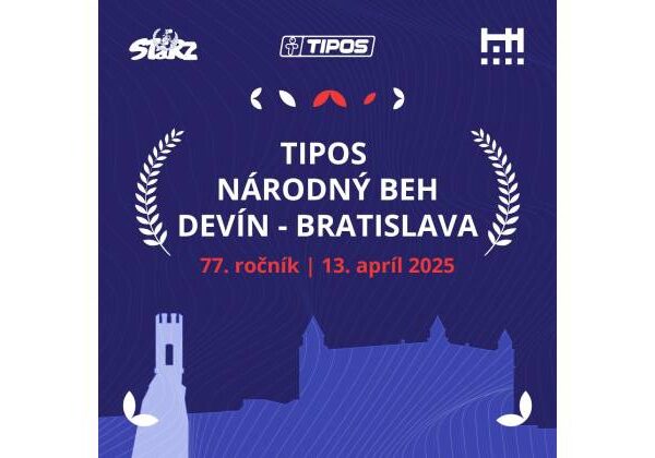 TIPOS Národný beh Devín – Bratislava láka: pobeží aj ďalší športovec roka
