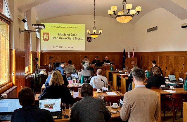 Poslanci bratislavského Starého mesta schválili úverový rámec, odobrili…