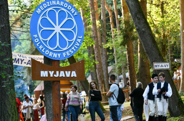 Na Medzinárodnom folklórnom festivale Myjava…