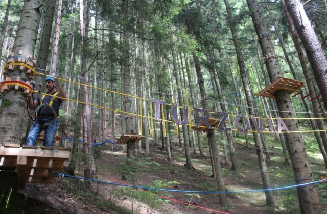 V rekreačnej zóne Turzov otvorili lanový park&hellip;
