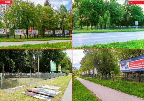 Prešovský samosprávny kraj bojuje s reklamným smogom, zo svojich pozemkov odstraňuje bilbordy
