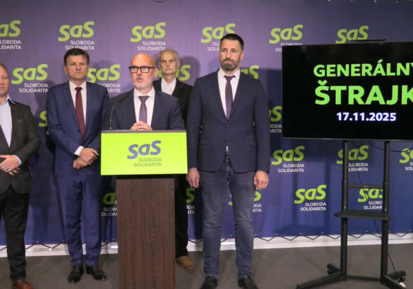 Je čas ukázať, že sila nie je v parlamente, ale v občanoch. SaS vyzýva na generálny štrajk 17. novembra – VIDEO