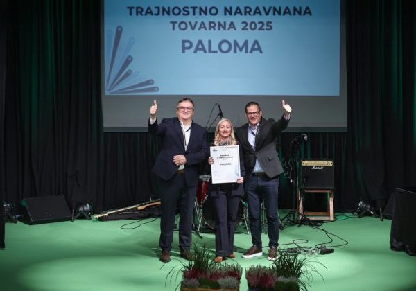 Slovinský závod SHP Paloma, súčasť holdingu ECO – INVESTMENT, získal prestížne ocenenie za udržateľnosť