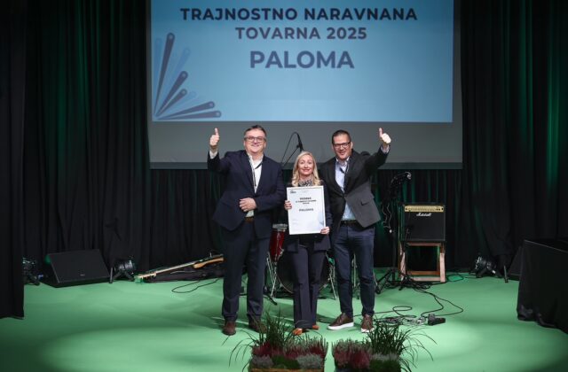 Slovinský závod SHP Paloma, súčasť holdingu ECO – INVESTMENT, získal prestížne ocenenie za udržateľnosť