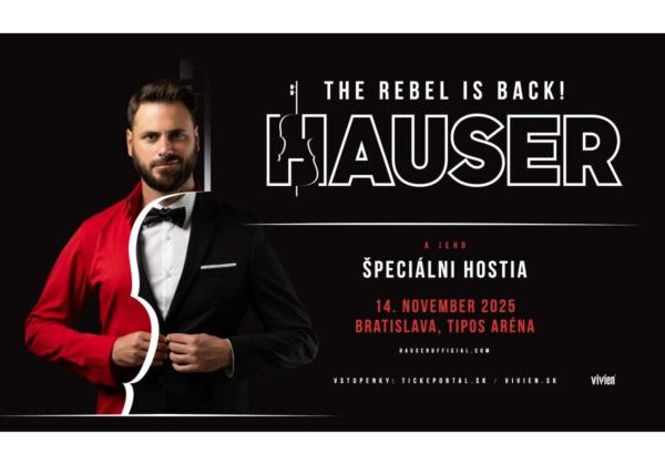 Spojenie, ktoré sa nestáva každý deň: HAUSER & Caroline Campbell – už 14. novembra v Bratislave!