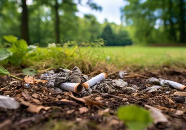 V prírode dominujú cigaretové ohorky