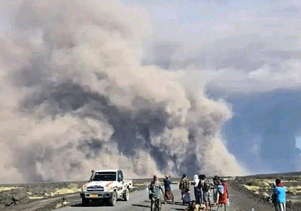 V Etiópii vybuchla sopka po 12-tisíc rokoch spánku