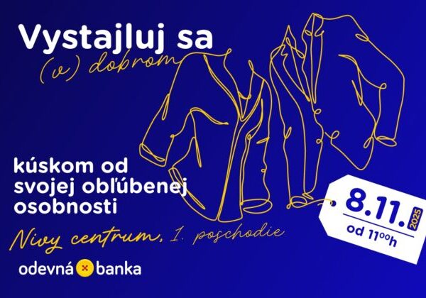 Vystajluj sa (v) dobrom: známe osobnosti darovali oblečenie na charitatívny bazár Odevnej banky