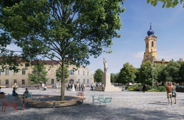 Mesto Sereď vybralo najlepšie riešenie na revitalizáciu Námestia republiky, navrhol ho architektonický ateliér z Bratislavy – FOTO