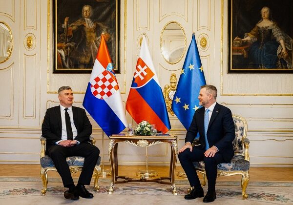 Pellegrini sa stretol s Milanovićom, Slovensko a Chorvátsko označil za krajiny s podobným príbehom – VIDEO, FOTO
