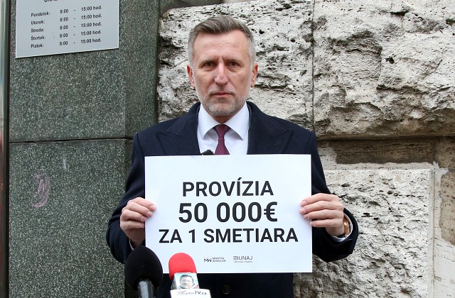 Winkler upozornil na zmluvu, ktorú považuje za galaktický lup. Bratislava má najdrahších smetiarov na svete – VIDEO, FOTO