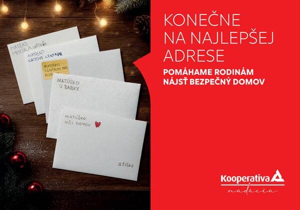 Za každú poistnú zmluvu 1 euro na bezpečný domov pre rodiny v núdzi