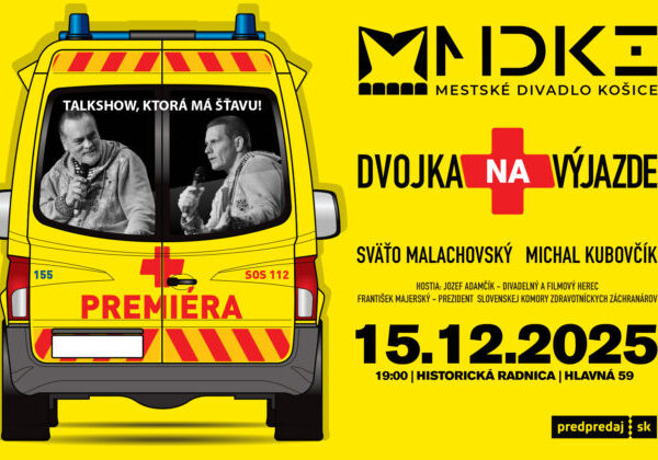 Mestské divadlo Košice premiérovo uvedie novú zábavnú talkšou Dvojka na výjazde – VIDEO, FOTO