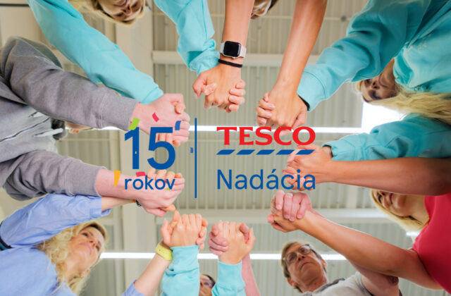 15 rokov Nadácie Tesco: na Slovensku podporila 350 projektov za 5 miliónov eur