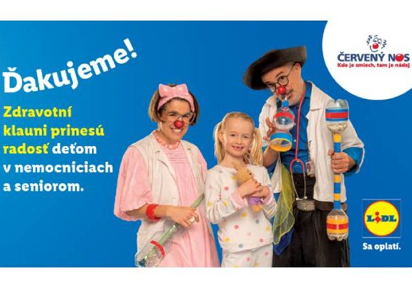 Vráťte fľašu, darujte úsmev: Zákazníci Lidla môžu cez zálohomaty podporiť zdravotných klaunov a priniesť radosť chorým deťom aj seniorom