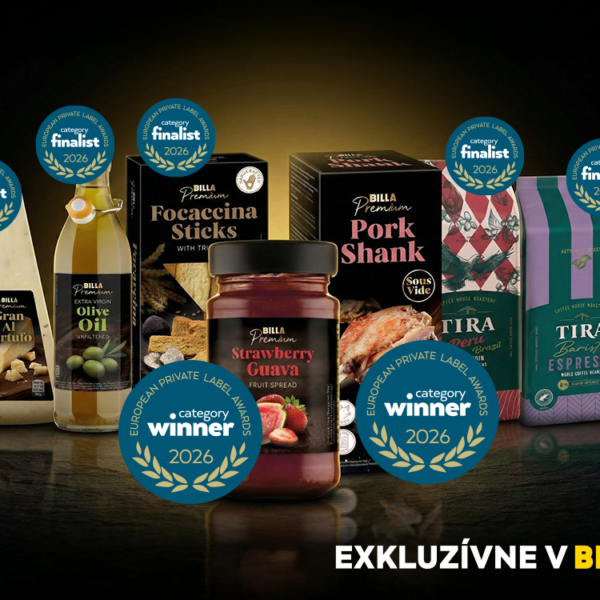 Fantastický úspech! Európsku súťaž kvality ovládli privátne značky BILLA
