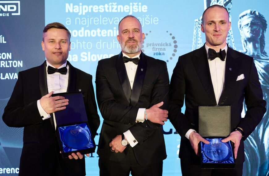 Advokátska kancelária Chrenek, Toman, Kotrba ocenená za významné projekty na Slovensku