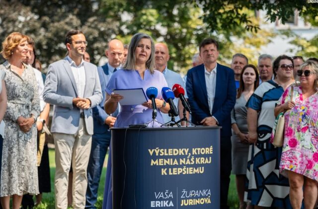 Erika Jurinová sa bude o post predsedníčky Žilinského samosprávneho kraja uchádzať aj tretíkrát – FOTO