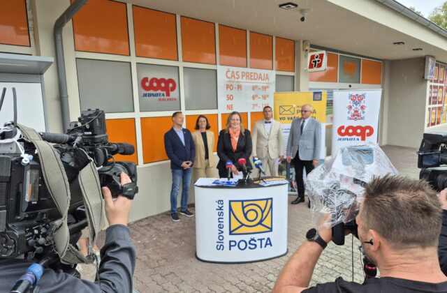 Slovenská pošta začína spoluprácu s COOP Jednotou pri rozvoji základných služieb. V Šali bude maláPOŠTA dostupná v predajni COOP Jednota Supermarket