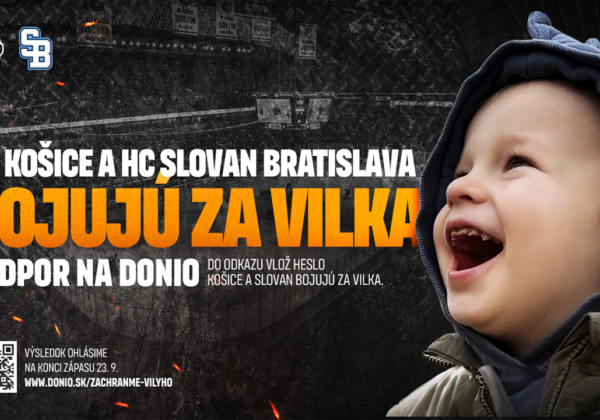 Košice a Slovan odložili rivalitu bokom. Spoločne bojujú za malého Vilka, potrebuje milióny na liečbu