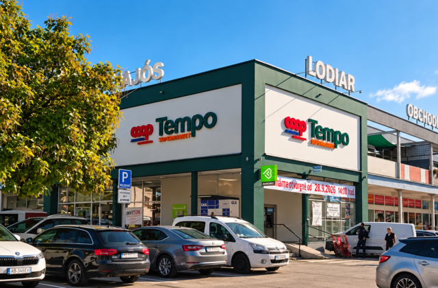 COOP Jednota Nové Zámky otvára v Komárne moderný Tempo SUPERMARKET