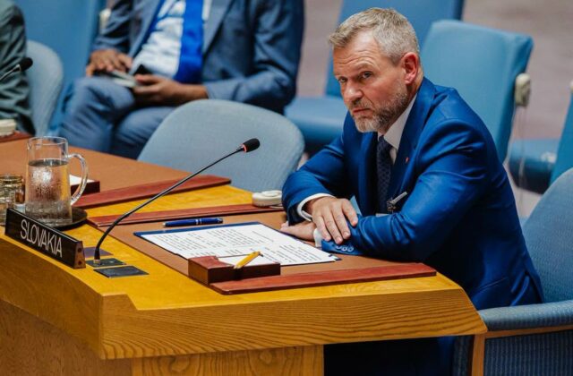 Pellegrini vyzval na pôde Bezpečnostnej rady OSN na okamžité zastavenie útokov na ukrajinských civilistov – FOTO