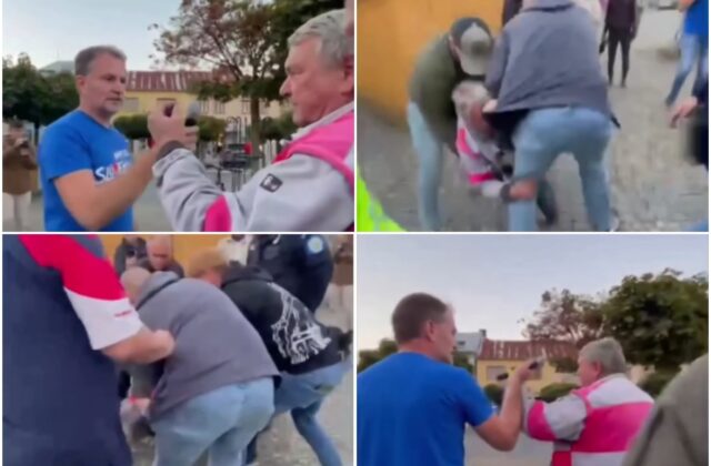 Potýčka s dôchodcom na mítingu Matoviča má dohru, bol podaný podnet na Generálnu prokuratúru – FOTO